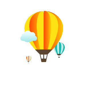 微信公众号动态彩色热气球小图标分割线推文图文样式文章素材