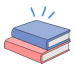 微信素材动态书本色块标题