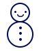 微信素材动态小雪人冬季边框标题