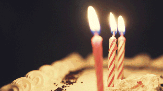 生日蜡烛蛋糕生日快乐