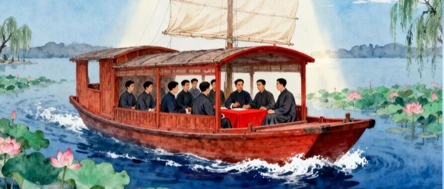 适合青少年的高频朗诵作品《红船从南湖起航》，朗诵背景+配乐+文稿 | 朗诵素材