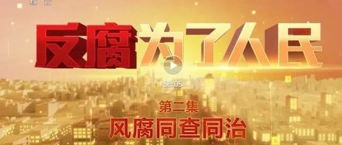 【反腐为了人民】第二集《风腐同查同治》