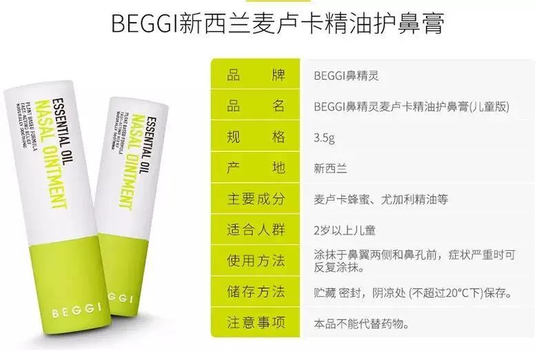 6.15团品鼻精灵BEGGI鼻炎膏