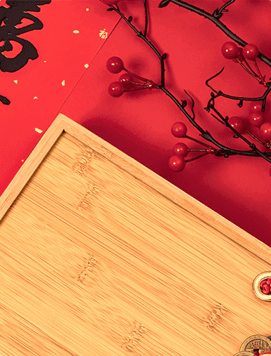 微信公众号中国风复古红色边框单图卡片文章一图推文1图片美化样式模板