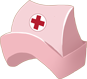 微信素材护士帽医疗边框标题