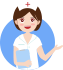 微信公众号医疗蓝色抗击疫情防治护士节健康图片菱形主副标题推文标题样式文章素材